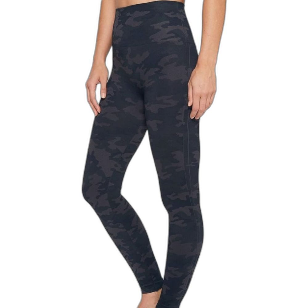SPANX Womens Camo High Waist activewear Leggings size M